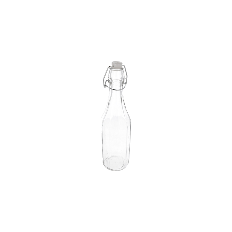 BOUTEILLE + FERMETURE CLIP 'WAKI GLASS' 500 ML Ø 7x27 CM TRANSPARENT VERRE (48 UNITÉ)