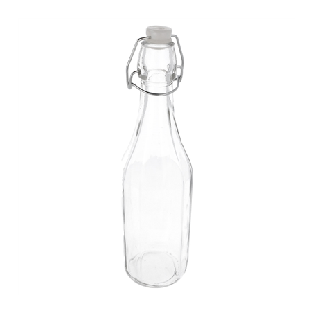Image BOUTEILLE + FERMETURE CLIP 'WAKI GLASS' 500 ML Ø 7x27 CM TRANSPARENT VERRE (48 UNITÉ) #1