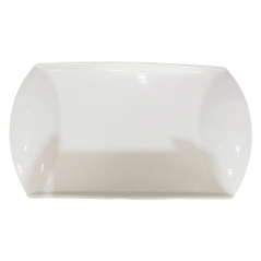 Image ASSIETTES RECTANGULAIRES  30,5x18,2x3,5 CM BLANC PORCELAINE (6 UNITÉ) #1