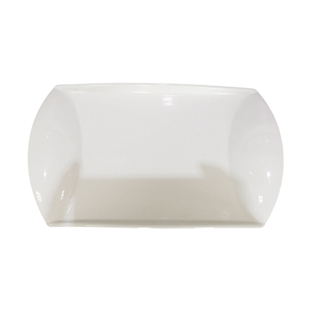 Image ASSIETTES RECTANGULAIRES  30,5x18,2x3,5 CM BLANC PORCELAINE (6 UNITÉ) #1