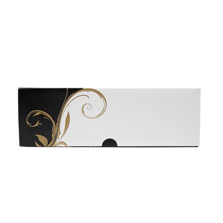 BOÎTES PÂTISSERIES AVEC FENÊTRE 'THEPACK CLASSIC' 250 G/M2 23x23x7,5 CM BLANC CARTON ONDULÉ NANO-MICRO (200 UNITÉ)