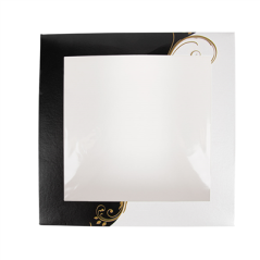 Image BOÎTES PÂTISSERIES AVEC FENÊTRE 'THEPACK CLASSIC' 250 G/M2 23x23x7,5 CM BLANC CARTON ONDULÉ NANO-MICRO (200 UNITÉ) #3