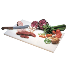 Image PLANCHE À DÉCOUPER  25,5x15x1,3 CM BLANC LDPE (1 UNITÉ) #1