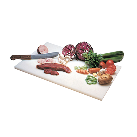 Image PLANCHE À DÉCOUPER  25,5x15x1,3 CM BLANC LDPE (1 UNITÉ) #1