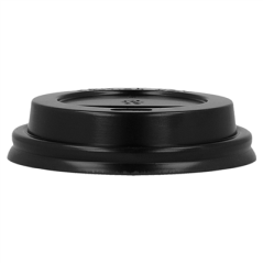 COUVERCLES HAUTS POUR GOBELETS 180 ML   NOIR PS (1000 UNITÉ)