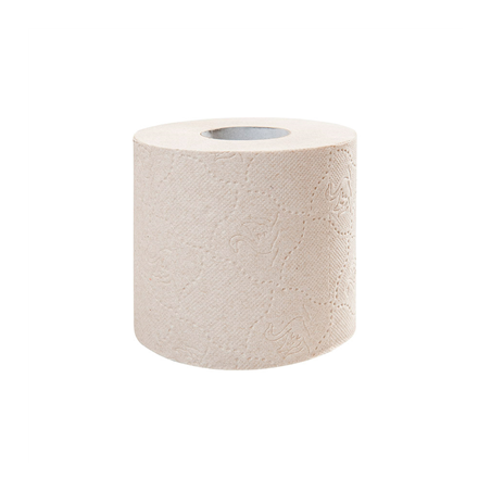 6 U. ROULEAUX HYGIENIQUES 2 PLIS  2x17 G/M2 10 CM (h) x 36 M NATUREL PAPIER RECYCLÉ (1 UNITÉ)