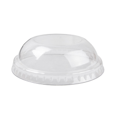 COUVERCLES COUPOLE POUR RÉCIPIENTS 230.27/222.89/217.58 Ø 7,7 CM TRANSPARENT PET (2000 UNITÉ)