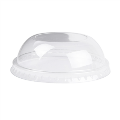 COUVERCLES COUPOLE POUR RÉCIPIENTS 230.32/222.90/217.59 Ø 8,5 CM TRANSPARENT PET (2000 UNITÉ)