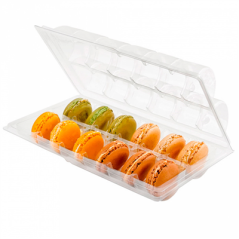 Image BLISTERS 12 MACARONS  13,3x22,5x5 CM TRANSPARENT PET (75 UNITÉ) #4