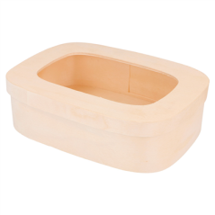 Image BOÎTE POUR 10/12 MACARONS  18x12,8x5 CM NATUREL BOIS (40 UNITÉ) #1