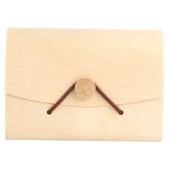 BOÎTE POUR 3 MACARONS  11x5x8 CM NATUREL BOIS (60 UNITÉ)