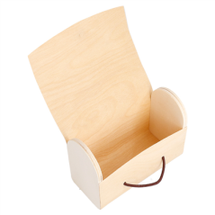 Image BOÎTE POUR 3 MACARONS  11x5x8 CM NATUREL BOIS (60 UNITÉ) #3