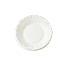 Image ASSIETTES 'BIONIC' Ø 21x1,8 CM BLANC BAGASSE (1000 UNITÉ) #1