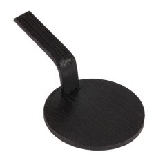 Image MINI PELLES POUR SNACKS Ø 5 CM NOIR BAMBOU (100 UNITÉ) #1