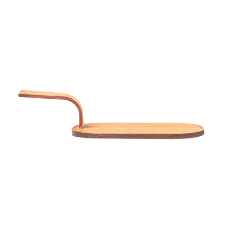 MINI PELLES POUR SNACKS  8x5 CM NATUREL BAMBOU (100 UNITÉ)