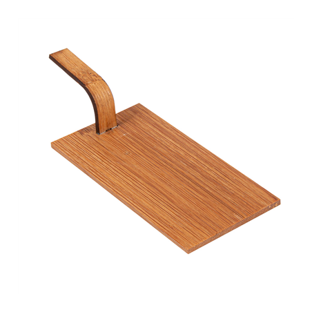 Image MINI PELLES POUR SNACKS  10x5 CM NATUREL BAMBOU (100 UNITÉ) #1