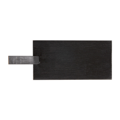 Image MINI PELLES POUR SNACKS  10x5 CM NOIR BAMBOU (100 UNITÉ) #3