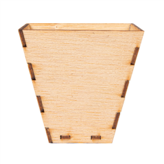 MINI RÉCIPIENTS POUR MISE EN BOUCHE 5x5x5 CM NATUREL BAMBOU (100 UNITÉ)