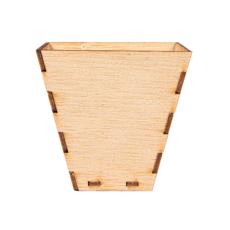 MINI RÉCIPIENTS POUR MISE EN BOUCHE  5x5x5 CM NATUREL BAMBOU (100 UNITÉ)