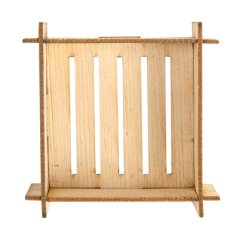 Image MINI RÉCIPIENTS POUR MISE EN BOUCHE  6,3x6,3x3 CM NATUREL BAMBOU (100 UNITÉ) #3