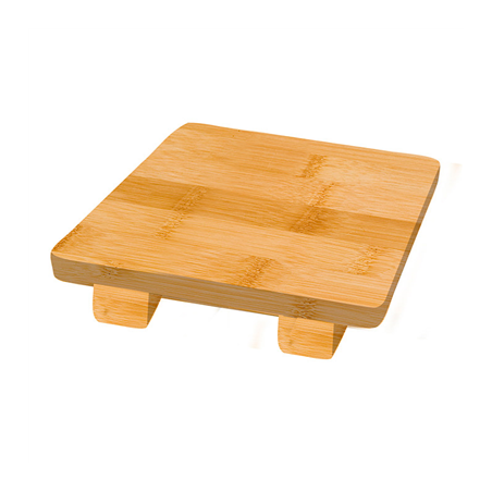 Image BASE SUSHI  15x15x2,5 CM NATUREL BAMBOU (1 UNITÉ) #1