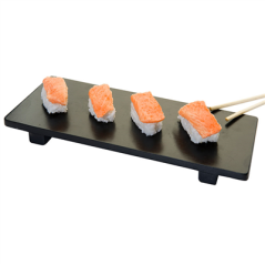 Image BASE SUSHI  50x23x2,5 CM NOIR BAMBOU (1 UNITÉ) #1