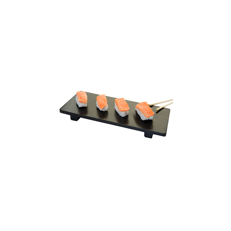 BASE SUSHI  50x23x2,5 CM NOIR BAMBOU (1 UNITÉ)