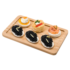 Image PLATEAU COCKTAIL  20,5x12,5x1 CM NATUREL BAMBOU (1 UNITÉ) #4