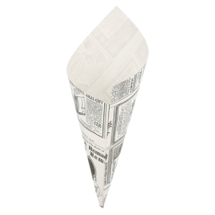 Image SACHETS EN POINTE 'TIMES' 70 G 70 G/M2 20x14 CM BLANC PARCH.INGRAISSABLE (2000 UNITÉ) #1