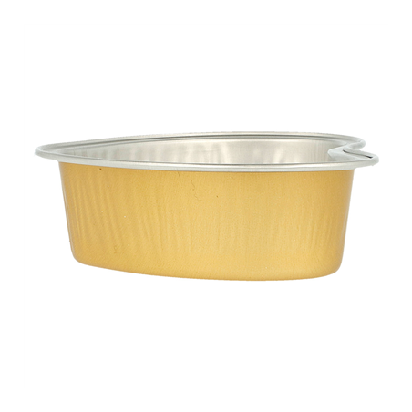 RECIPIENT PATISSERIE 100 ML 8,8x8,8x3 CM OR ALUMINIUM (100 UNITÉ)