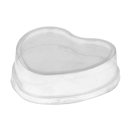 Image COUVERCLE HAUTES POUR RÉCIPIENTS 206.02/04/05/214.62   TRANSPARENT PET (100 UNITÉ) #1