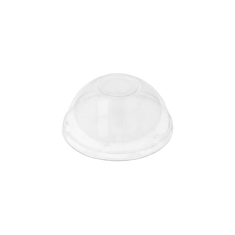 COUVERCLES COUPOLE POUR RÉCIPIENTS 206.08/09/11/25/26/27  Ø 8,5 CM TRANSPARENT PET (100 UNITÉ)