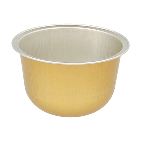 Image RECIPIENT PATISSERIE 150 ML Ø 8,5x4,3 CM OR ALUMINIUM (100 UNITÉ) #1