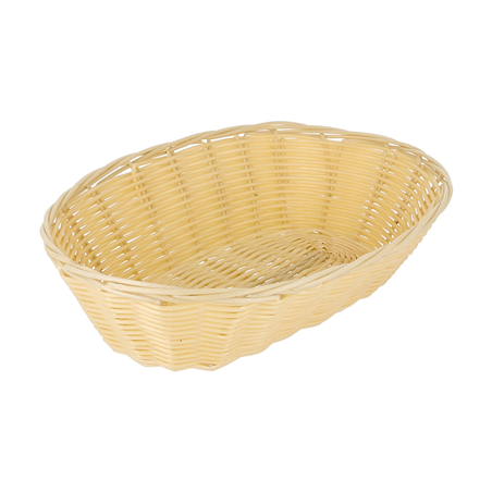 Image CORBEILLES SIMILAIRE OSIER OVALES  25x16,6x7,5 CM NATUREL PP (12 UNITÉ) #1