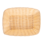Image CORBEILLES SIMILAIRE OSIER RECTANGULAIRES  22x14x6,5 CM NATUREL PP (12 UNITÉ) #3