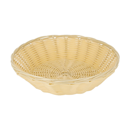 Image CORBEILLES SIMILAIRE OSIER RONDES  Ø 21x6 CM NATUREL PP (12 UNITÉ) #1