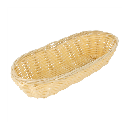 Image CORBEILLES SIMILAIRE OSIER ALLONGÉES  23x9x5 CM NATUREL PP (12 UNITÉ) #1