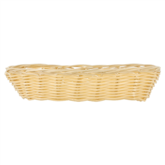 CORBEILLES SIMILAIRE OSIER ALLONGÉES  23x9x5 CM NATUREL PP (12 UNITÉ)