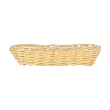 CORBEILLES SIMILAIRE OSIER ALLONGÉES  23x9x5 CM NATUREL PP (12 UNITÉ)