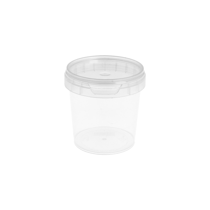 RÉCIPIENTS INVIOLABLES + COUVERCLES 155 ML Ø 6,9x6,8 CM TRANSPARENT PP (960 UNITÉ)