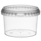 Image RÉCIPIENTS INVIOLABLES + COUVERCLES 565 ML Ø 11,8x8 CM TRANSPARENT PP (268 UNITÉ) #1