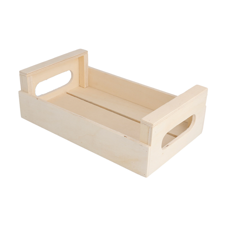 Image MINI BOÎTES USAGES MULTIPLES  20,5x12,5x6,5 CM NATUREL BOIS (20 UNITÉ) #1