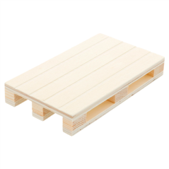 Image MINI PALETTE 13x8x2 CM NATUREL BOIS (40 UNITÉ) #1