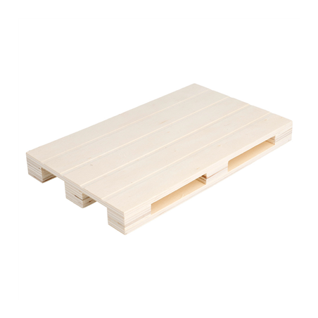 Image MINI PALETTE  20x12x2 CM NATUREL BOIS (40 UNITÉ) #1