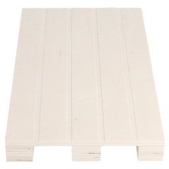 Image MINI PALETTE  20x12x2 CM NATUREL BOIS (40 UNITÉ) #3