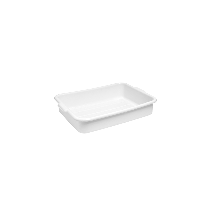 BAC MULTI-USAGES  54x39x12,7 CM BLANC PLASTIQUE (1 UNITÉ)
