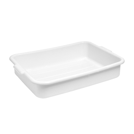 Image BAC MULTI-USAGES  54x39x12,7 CM BLANC PLASTIQUE (1 UNITÉ) #1