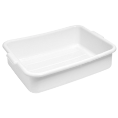 Image BAC MULTI-USAGES 54x39x18,5 CM BLANC PLASTIQUE (1 UNITÉ) #1