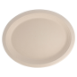 Image ASSIETTES OVALES 'BIONIC'  32x25,5x2,1 CM NATUREL BAGASSE (500 UNITÉ) #3