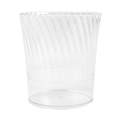 RÉCIPIENTS MISE EN BOUCHE RÉUTILISABLES Ø 6,5x7,1 CM TRANSPARENT PS (432 UNITÉ)